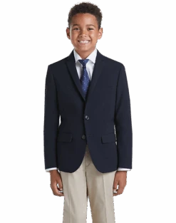 JOE Joseph Abboud Boys Navy Blazer