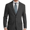 Awearness Kenneth Cole Slim Fit Sport Coat, Charcoal Plaid
