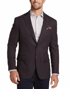 Awearness Kenneth Cole Modern Fit Sport Coat, Black Check