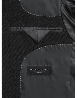 Pronto Uomo Modern Fit Sport Coat, Black -Men's Wear House Shop MW40 15YY 02 PRONTO UOMO BLACK ALT2