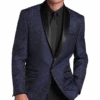 Michael Strahan Classic Fit Shawl Lapel Dinner Jacket, Blue Floral