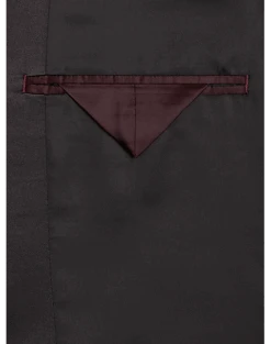 After Hours Slim Fit Shawl Collar Dinner Jacket, Burgundy Paisley -Men's Wear House Shop MW40 160L 06 AFTER HOURS BURGUNDY PAISLEY ALT2