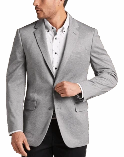 Michael Strahan Classic Fit Notch Lapel Sport Coat, Gray
