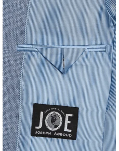JOE Joseph Abboud Slim Fit Sport Coat, Light Blue -Men's Wear House Shop MW40 16KG 15 JOE JOSEPH ABBOUD LT BLUE TEXTURED ALT2