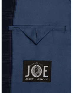 JOE Joseph Abboud Slim Fit Notch Lapel Sport Coat, Navy Plaid -Men's Wear House Shop MW40 16KJ 61 JOE JOSEPH ABBOUD NAVY PLAID ALT2
