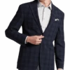 JOE Joseph Abboud Slim Fit Notch Lapel Sport Coat, Navy Plaid