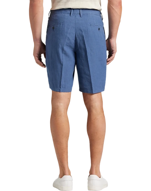 Joseph Abboud Modern Fit Linen Shorts, White 2 Joseph Abboud Modern Fit Linen Shorts, White - Image 2