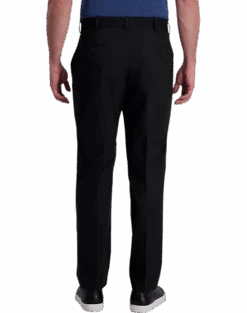 Men's Wear House Shop 29 Men's Wear House Shop -Men's Wear House Shop MW40 235U 02 HAGGAR BLACK SOLID ALT1 3