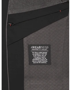 Awearness Kenneth Cole AWEAR-TECH Slim Fit Suit Separates Coat, Blue -Men's Wear House Shop MW40 31K3 02 AWEARNESS BY KENNETH COLE BLACK ALT3 2