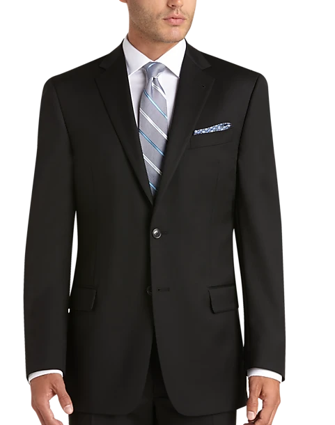 Joseph Abboud Modern Fit Suit Separates Coat, Black - Image 4