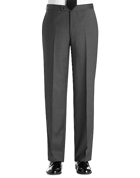 Joseph Abboud Black Label Slim Fit Wool Tuxedo, Gray 4 Joseph Abboud Black Label Slim Fit Wool Tuxedo, Gray - Image 4