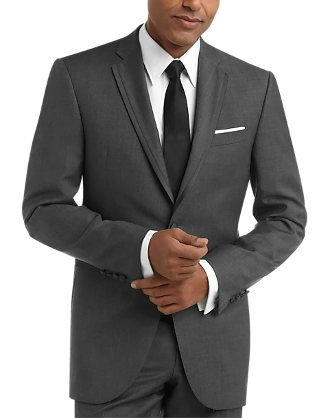 Joseph Abboud Black Label Slim Fit Wool Tuxedo, Gray 1 Joseph Abboud Black Label Slim Fit Wool Tuxedo, Gray