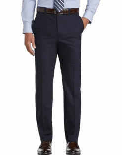 Joseph Abboud Modern Fit Suit Separates Pants, Blue Tic