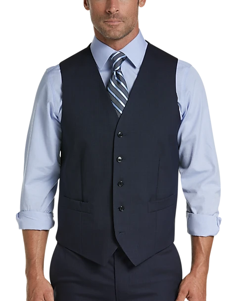 Joseph Abboud Charcoal Tic Modern Fit Suit Separates Vest 1 Joseph Abboud Charcoal Tic Modern Fit Suit Separates Vest