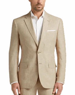 JOE Joseph Abboud Linen Slim Fit Suit Separates Coat, Tan