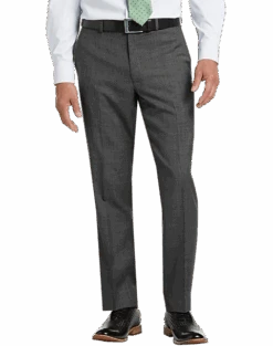 Lauren By Ralph Lauren Gray Sharkskin Classic Fit Suit Separates Pants