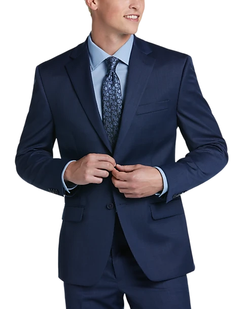 Michael Strahan Postman Blue Classic Fit Suit 2 Michael Strahan Postman Blue Classic Fit Suit - Image 2