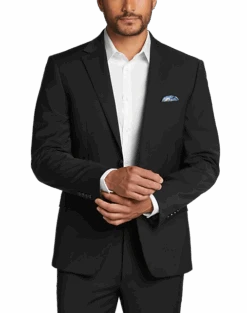 Calvin Klein Skinny Fit Suit Separates, Black 7 Calvin Klein Skinny Fit Suit Separates, Black -Men's Wear House Shop MW40 3V9H 02 CALVIN KLEIN SKINNY BLACK SOLID NEW ALT3 1