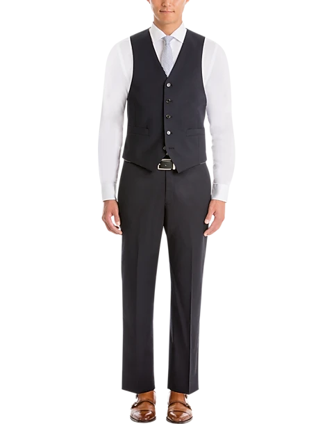 Lauren By Ralph Lauren Classic Fit Suit Separates Pants, Navy 2 Lauren By Ralph Lauren Classic Fit Suit Separates Pants, Navy - Image 2