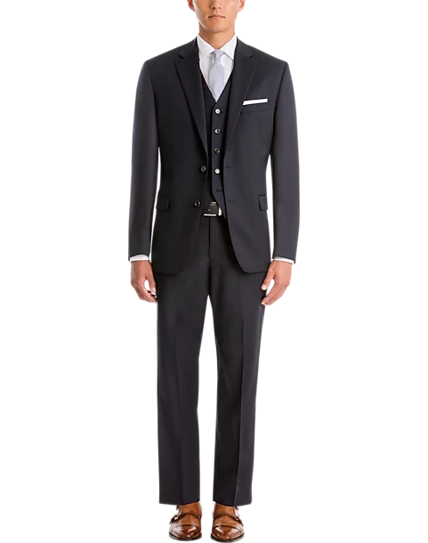 Lauren By Ralph Lauren Classic Fit Suit Separates Pants, Black 1 Lauren By Ralph Lauren Classic Fit Suit Separates Pants, Black