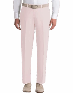 Lauren By Ralph Lauren Classic Fit Linen Suit Separates Pants, Pink