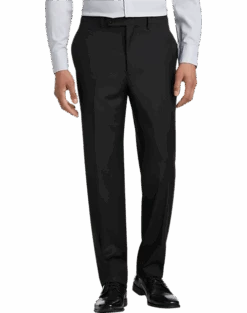 Michael Strahan Classic Fit Suit Separates Pants, Black