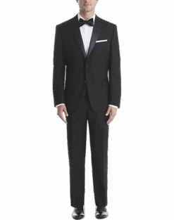 Lauren By Ralph Lauren Classic Fit Suit Separates Tuxedo Coat, Black