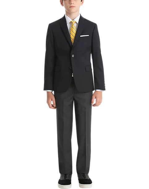 Lauren By Ralph Lauren Boys (Size 8-20) Coat, Blue Sharkskin 1 Lauren By Ralph Lauren Boys (Size 8-20) Coat, Blue Sharkskin