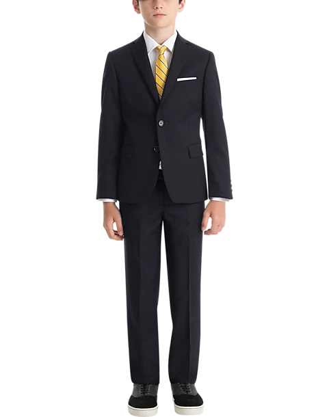 Lauren By Ralph Lauren Boys (Sizes 8-20) Suit Separates Pants, Charcoal 1 Lauren By Ralph Lauren Boys (Sizes 8-20) Suit Separates Pants, Charcoal