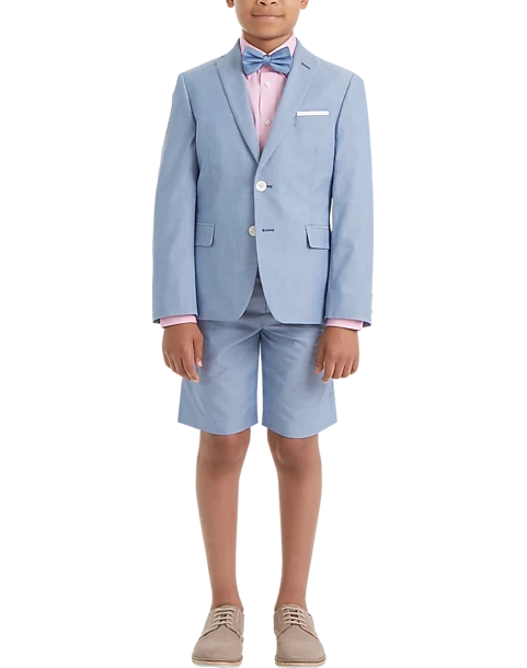 Lauren By Ralph Lauren Boys (Sizes 8-20) Suit Separates Coat, Light Blue Chambray