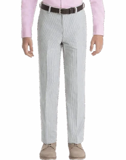 Lauren By Ralph Lauren Boys (Size 4-7) Suit Separates Pants, Blue & White Seersucker