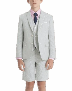 Lauren By Ralph Lauren Boys (Size 8-20) Suit Separates Coat, Blue & White Seersucker 9 Lauren By Ralph Lauren Boys (Size 8-20) Suit Separates Coat, Blue & White Seersucker -Men's Wear House Shop MW40 3VG7 76 LAUREN BY RALPH LAUREN BLUE WHITE SEERSUCKER ALT4