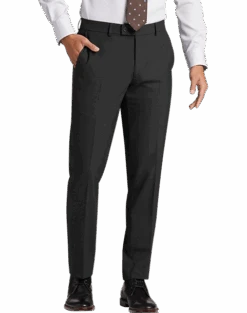 Egara Skinny Fit Suit Separate Pants, Charcoal Gray