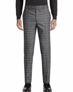 Egara Skinny Fit Suit Separates, Gray Plaid