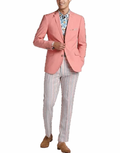 Paisley & Gray Slim Fit Suit Separates Jacket, Peach -Men's Wear House Shop MW40 3W28 45 PAISLEY GRAY PEACH ALT5