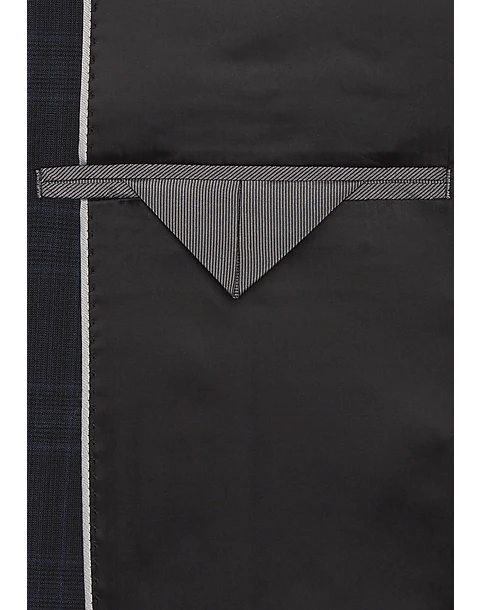 Calvin Klein X-Fit Slim Fit Suit, Charcoal Plaid 4 Calvin Klein X-Fit Slim Fit Suit, Charcoal Plaid - Image 4