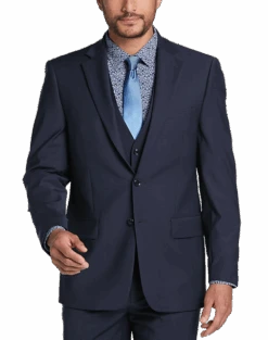 Calvin Klein X-Fit Slim Fit Suit Separates Coat, Black 7 Calvin Klein X-Fit Slim Fit Suit Separates Coat, Black -Men's Wear House Shop MW40 3W6P 01 CALVIN KLEIN NAVY SOLID ALT7 2