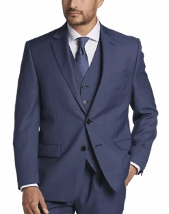 Lauren By Ralph Lauren Classic Fit Suit Separates Coat, Blue Tic -Men's Wear House Shop MW40 3W7G 70 LAUREN BY RALPH LAUREN BLUE TIC ALT5