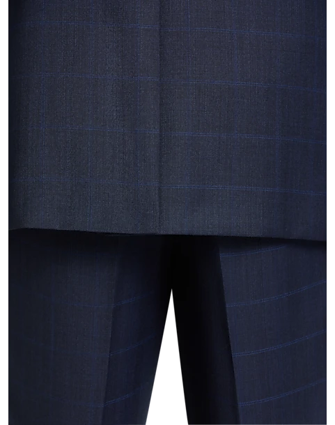 Lauren By Ralph Lauren Classic Fit Suit Separates Coat, Blue Plaid 2 Lauren By Ralph Lauren Classic Fit Suit Separates Coat, Blue Plaid - Image 2