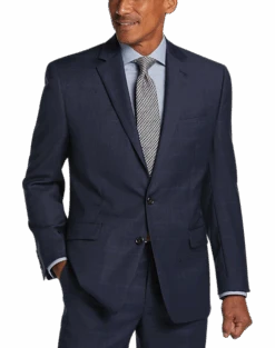 Lauren By Ralph Lauren Classic Fit Suit Separates Coat, Blue Plaid