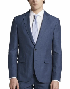 JOE Joseph Abboud Linen Slim Fit Suit Separates Jacket, Light Gray