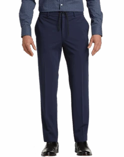 Awearness Kenneth Cole Knit Slim Fit Suit Separates Pants, Blue