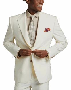 Tayion Classic Fit Suit Separates Coat, White