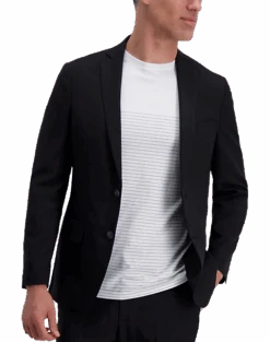 Haggar Slim Fit Suit Separates Coat, Black