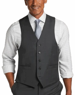 Lauren By Ralph Lauren Classic Fit Suit Separates Vest, Gray