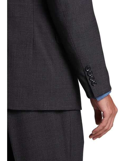 Calvin Klein Slim Fit Suit, Charcoal Check 2 Calvin Klein Slim Fit Suit, Charcoal Check - Image 2