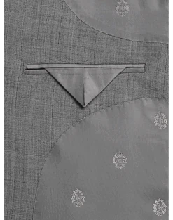 Lauren By Ralph Lauren Classic Fit Suit, Gray Windowpane Plaid -Men's Wear House Shop MW40 3WXN 64 LAUREN BY RALPH LAUREN GRAY WINDOWPANE ALT4