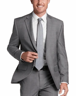 Lauren By Ralph Lauren Classic Fit Suit, Gray Windowpane Plaid