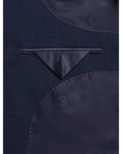 Lauren By Ralph Lauren Classic Fit Suit, Blue Windowpane Plaid 8 Lauren By Ralph Lauren Classic Fit Suit, Blue Windowpane Plaid -Men's Wear House Shop MW40 3WXW 67 LAUREN BY RALPH LAUREN BLUE WINDOWPANE ALT4