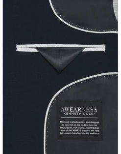 Awearness Kenneth Cole Modern Fit Suit, Blue Plaid -Men's Wear House Shop MW40 3WZP 67 AWEARNESS KENNETH COLE BLUE PLAID ALT4